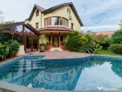 Vilă individuală cu piscină, garaj dublu • teren 766 mp 