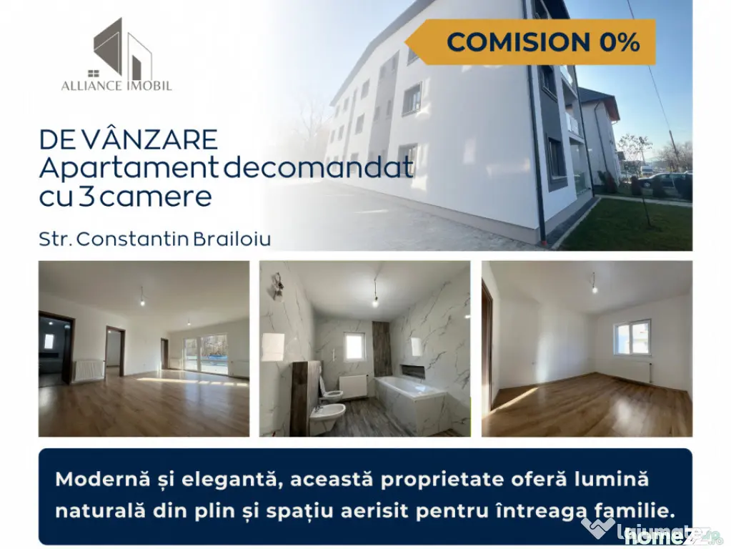 Apartament Nou 4 Camere -Fără Comision - Bistrita (Bistrita-Nasaud)