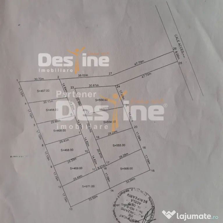 Valea Ursului , parcele de teren , 17.000 euro/ parcela