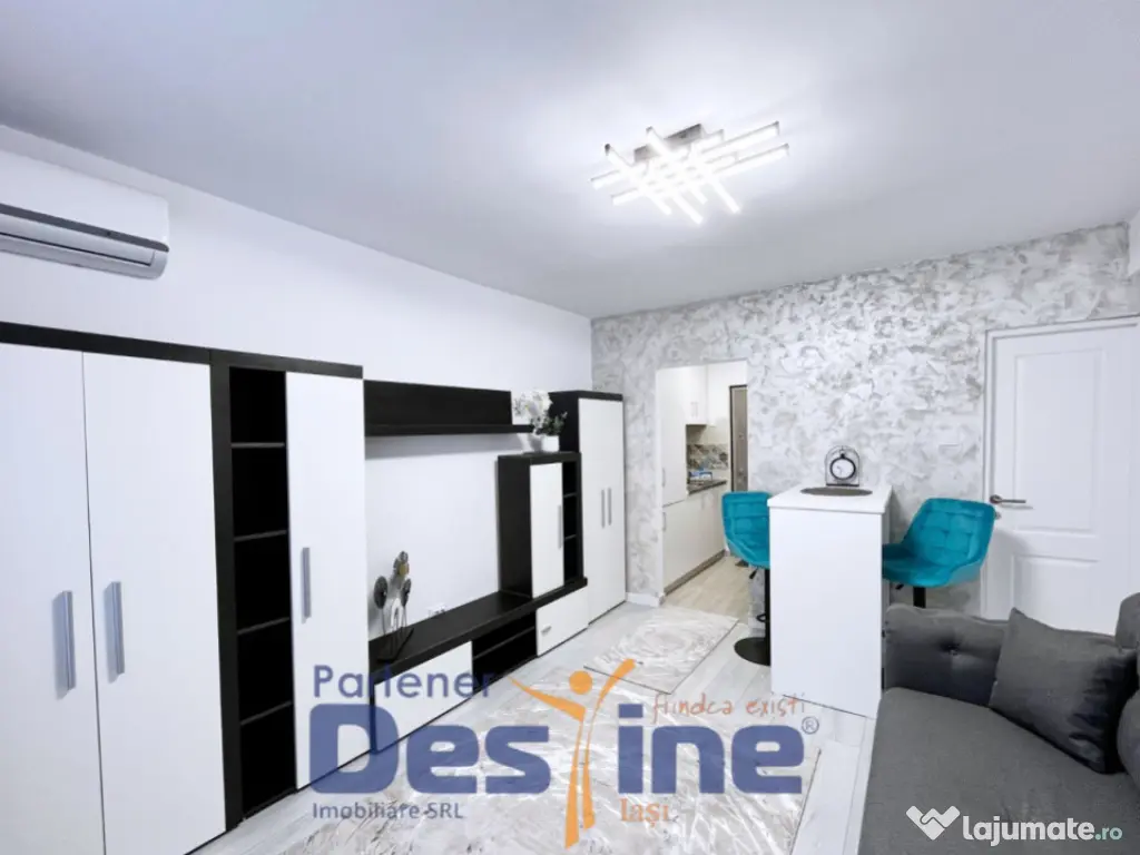 Garsoniera Nicolina | 21 mp | Complet renovată | Mobilată