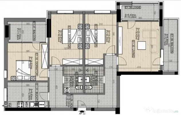 4cam.dec-bd.Brancoveanu-mall Grand Arena-Berceni-A.Persu
