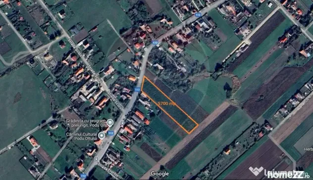 Comision 0 %! Teren intravilan, 5.700 mp, Podul Oltului!