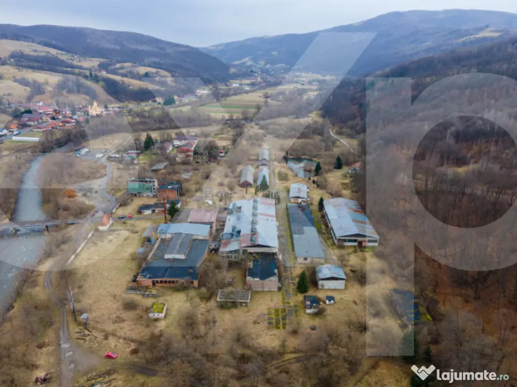 Teren și spații industriale, com. Negreni, sat Bucea, jud.