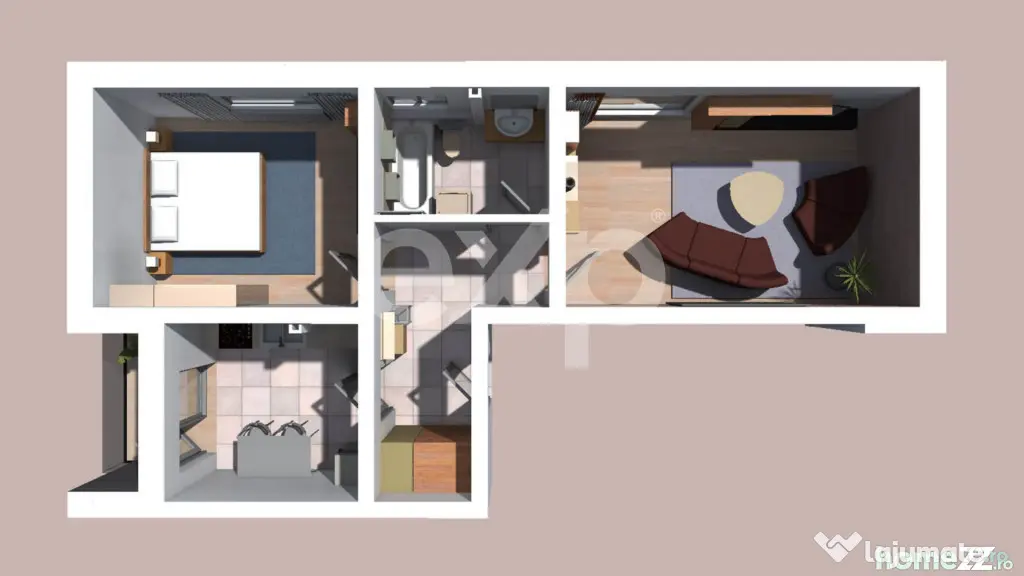 Apartament 2 Camere Trivale | 57 mp | Bloc NOU - Pitesti (Arges)