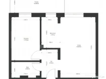 Apartament 2 camere, 43 mp utili+ 10 mp grădină, zona Ghir