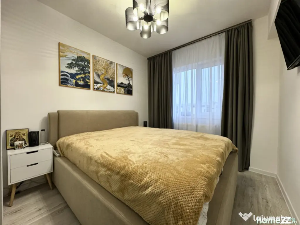 Apartament 2 camere mobilat și utilat, bloc nou - Chiajna