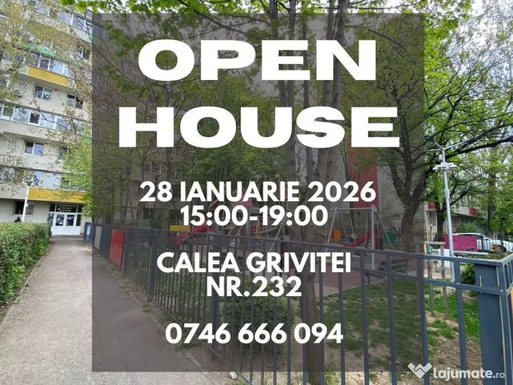 Apartament 2 camere Calea Griviței–1 Mai Metrou-vedere...