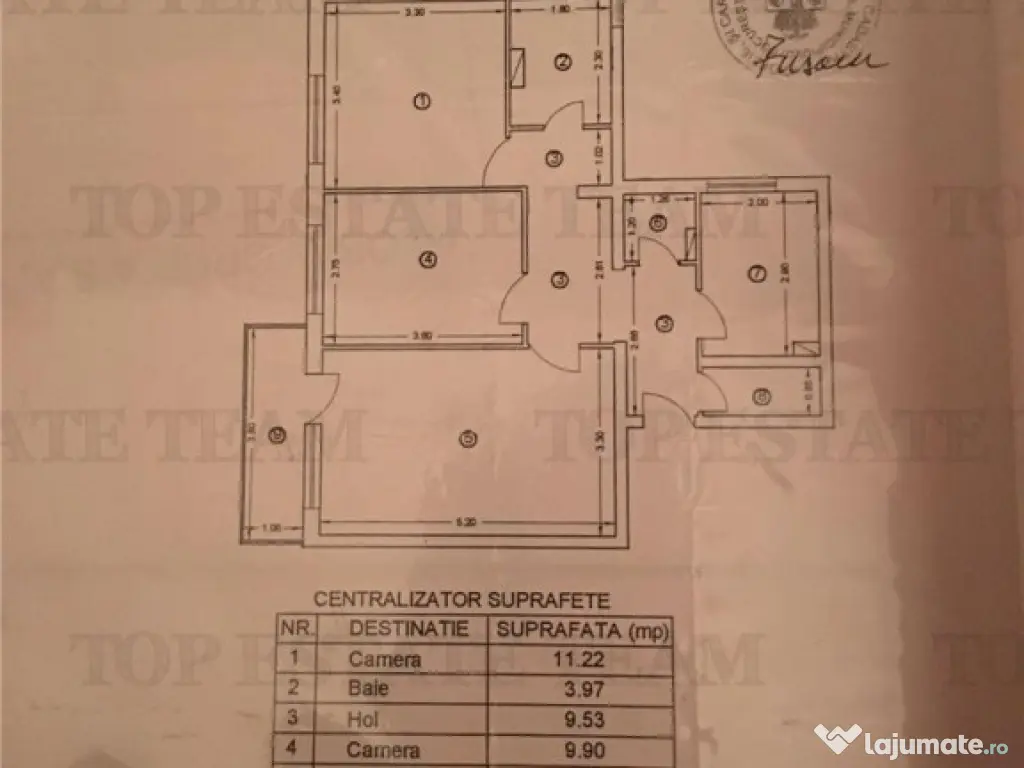 Apartament 3 camere decomandate, zona ideala langa parc si m