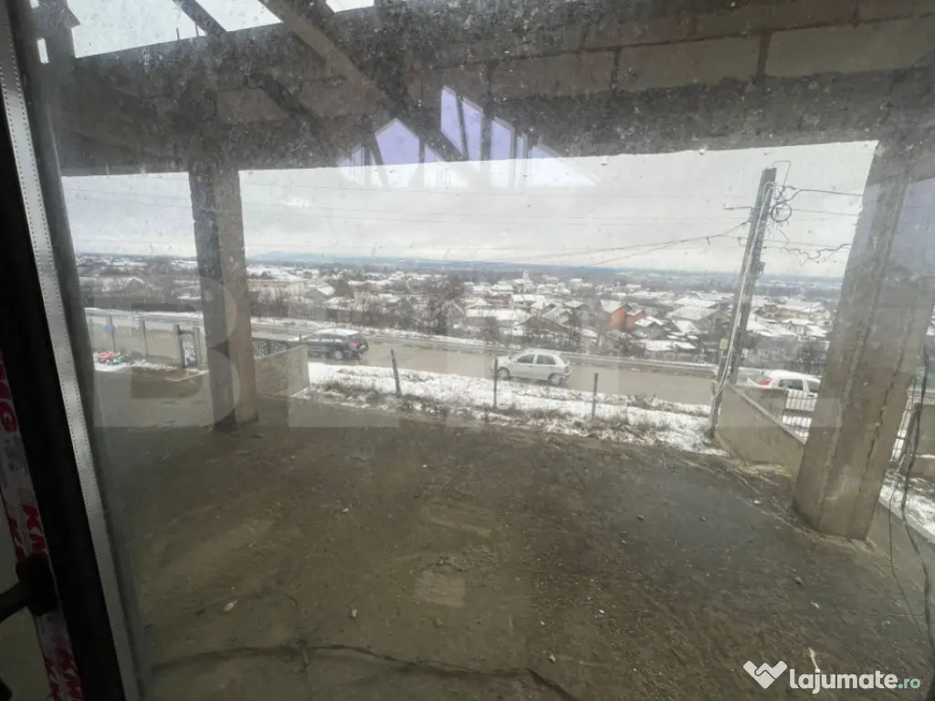 Casă la roșu P+E, 90 mp, teren 500 mp, localitate Decinden