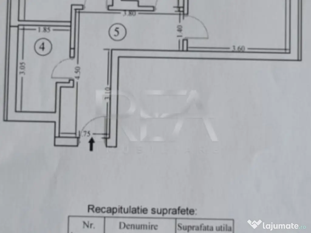2 camere, et 9/12, 57 mp, bloc 2016-Lujerului