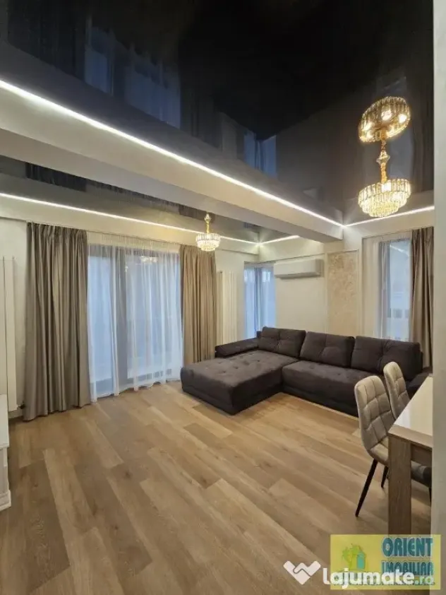 Faleza Nord, decomandat, 2 camere, etaj 1, 70mp, mobilat modern