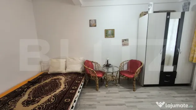 Garsoniera de inchiriat, 25mp, etaj 1, zona Burdujeni Gara.