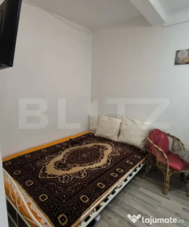 Garsoniera de inchiriat, 25mp, etaj 1, zona Burdujeni Gara.