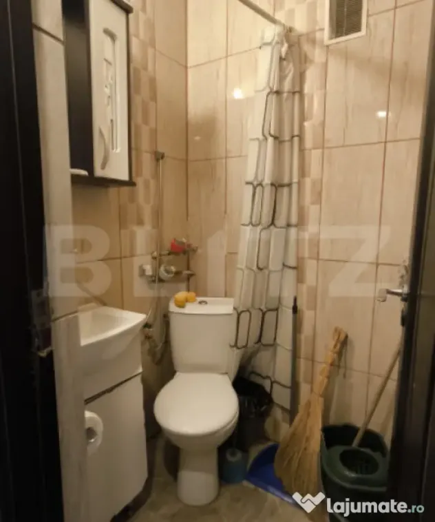 Garsoniera de inchiriat, 25mp, etaj 1, zona Burdujeni Gara.