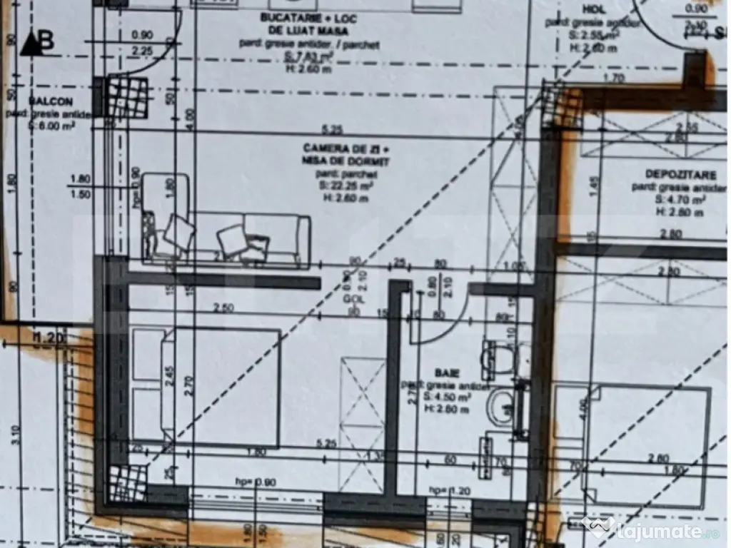 Exclusivitate ! Apartament 2 camere, Finisat, 37 mp, Parcare