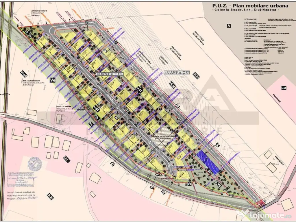 Teren cu PUZ aprobat - Colonia Sopor - Ansamblu reglementat