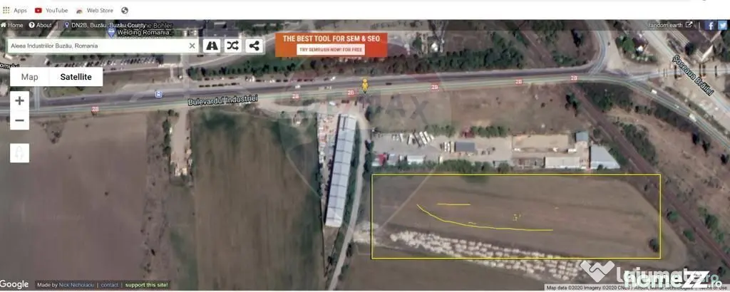 Teren intravilan Buzau / Bulevardul Industriei