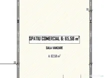 Spațiu comercial, 65 mp, zona Artema Shopping City