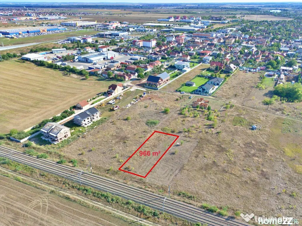 Teren intravilan 966 mp, Micalaca – zonă în dezvoltare