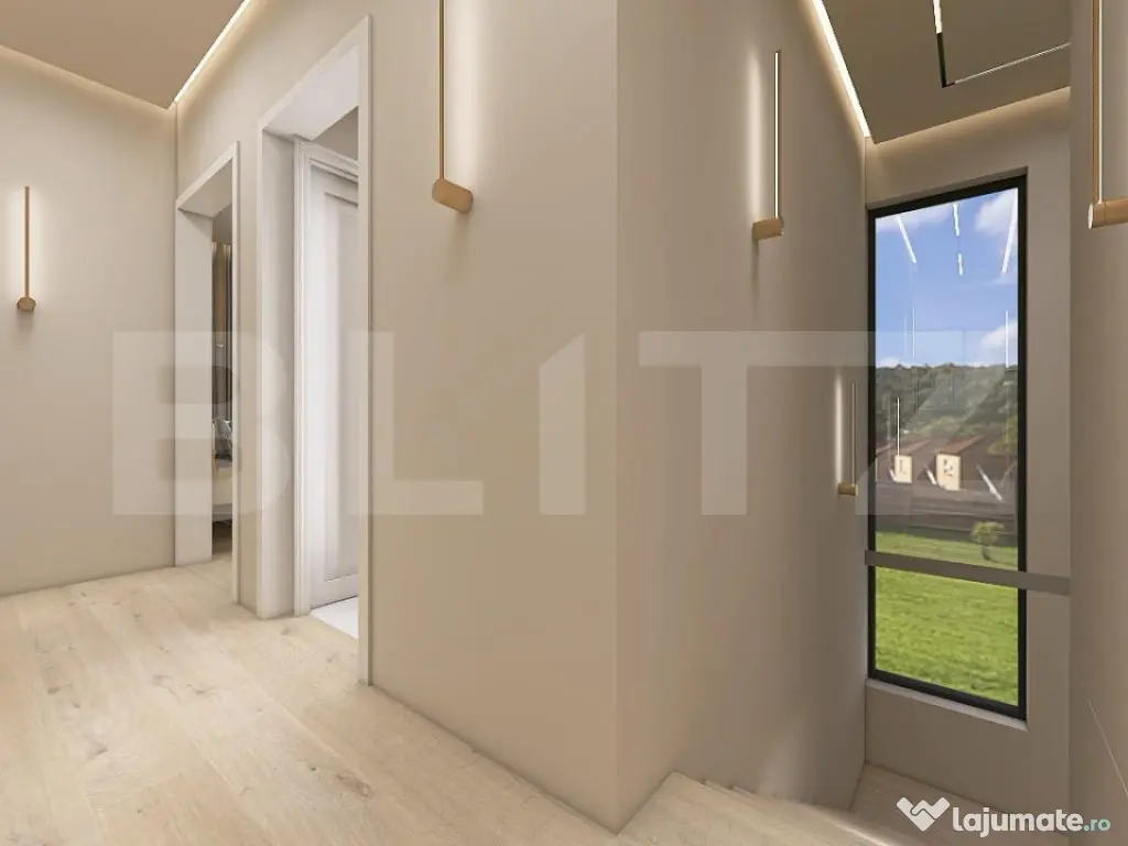 Ansamblu rezidential compus din 8 case, 115 mp, teren 500 mp