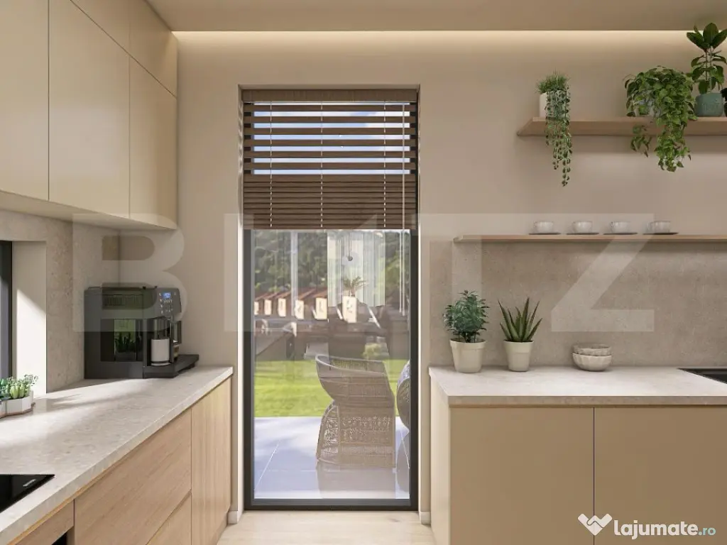 Ansamblu rezidential compus din 8 case, 115 mp, teren 500 mp