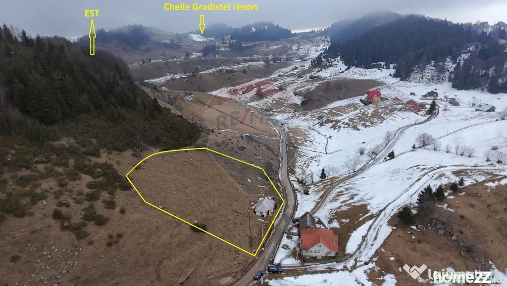 Teren 3808mp+Casă Fundata, Brașov - Cheile Grădiștei ...
