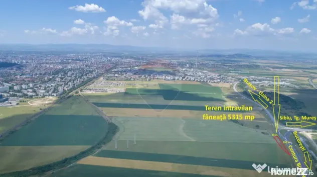 Teren intravilan, 5315 mp, Centura Braşov