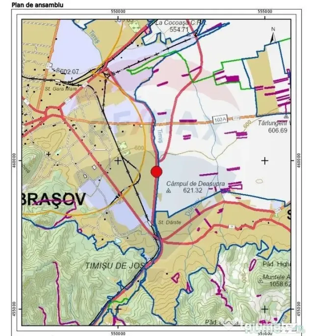 Teren intravilan, 5315 mp, Centura Braşov