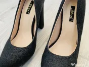 Pantofi dama cu sclipici 