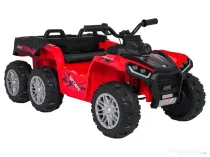 ATV electric pentru copii Kinderauto HL699 6x6, 4x 45W, 12V 14AH #red