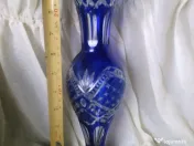 Vaza veche cristal cobalt 