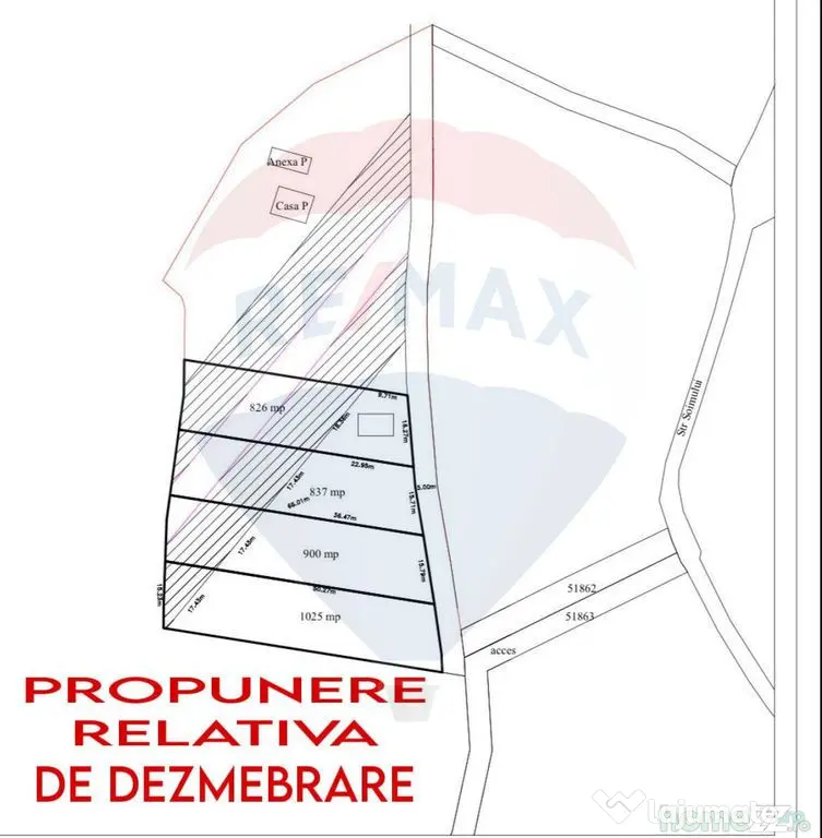 Teren 826mp in CAVNIC zona Pietrele Soimului cu o priveli...