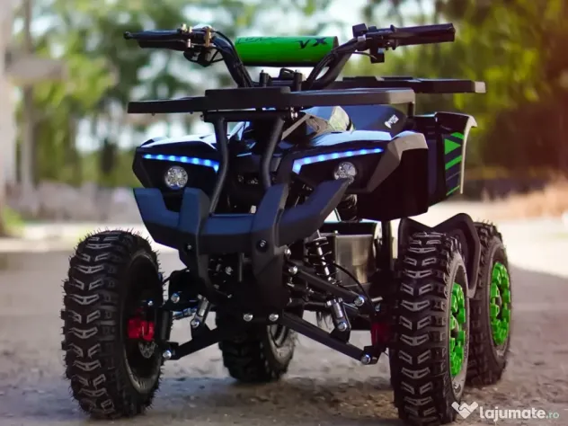 ATV electric NITRO Dusty VX Cross 1000W 36V Snowy tyres Green