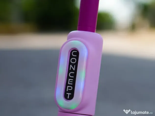 Trotineta electrica Kinderauto Aquamist cu aburi, lumini 30W 6V Pink