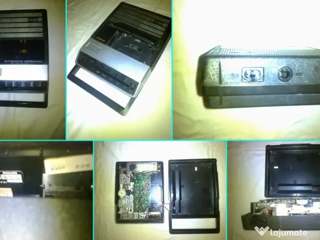 Philips N2218-01 retro vintage cassette recorder RARITATE