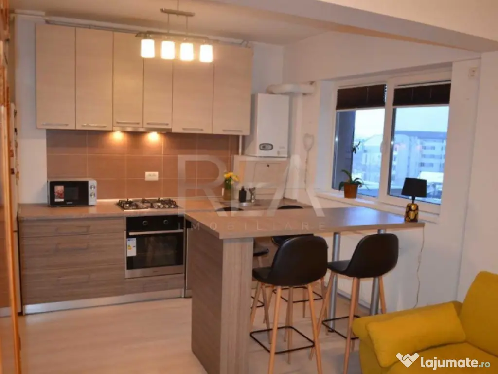 2 camere mobilat cu loc de parcare - 10 min Dimitrie Leonida