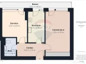 Apartament 2 camere Atria Urban | Mobilat | Loc de parcar... 