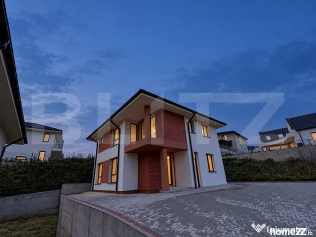 Casă Individuală nouă – 119 mp Utili, Teren 584 mp, St - Dezmir (Cluj)