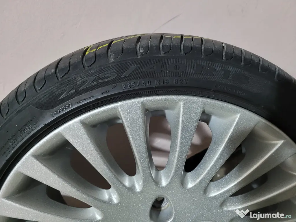 Set 4 jante cu anvelope 225/40/R18