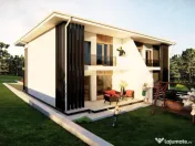 Locuință cu 4 camere/2 băi, 115 MPU, arhitectură modern? 
