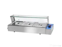 Vitrina calda pentru 3 GN1/2