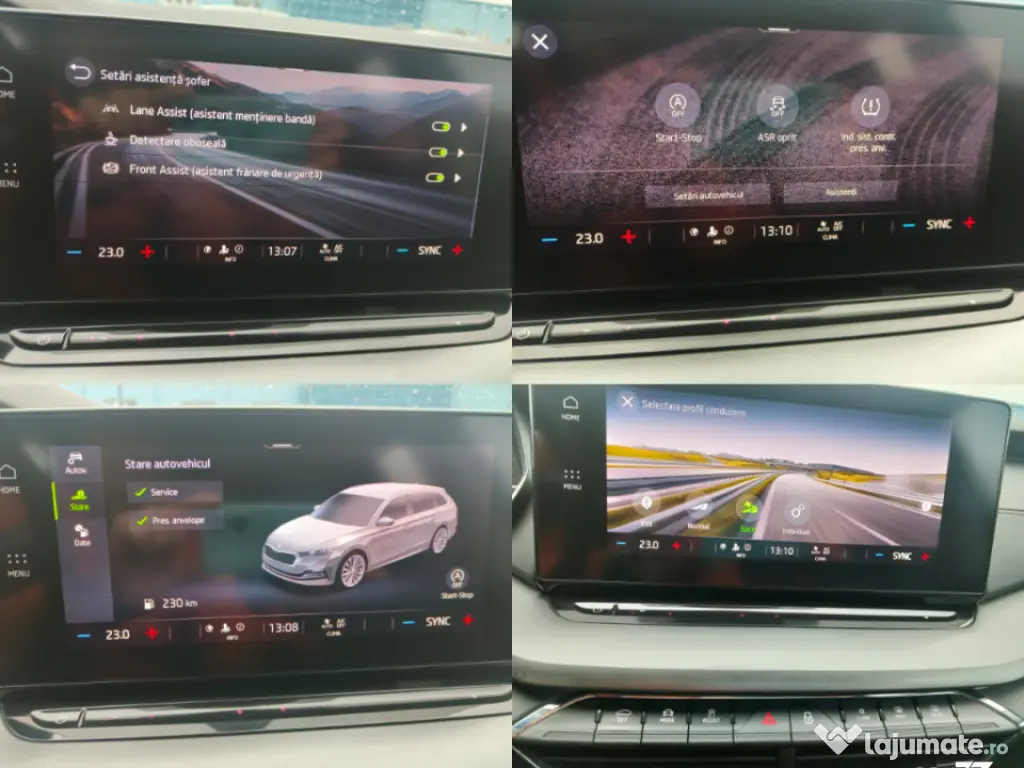 Skoda Octavia IV 2022 Ceasuri digitale, full LED
