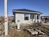 Casa individuala Santandrei cu placa de beton si gard imprej