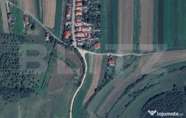 Teren cu autorizatie de constructie si proiect de casa. 1000 - Luna De Sus (Cluj)