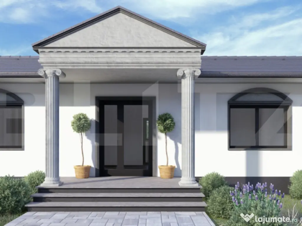 Casă în Zona Centru | 77 mp utili | Teren 854 mp | Garaj |