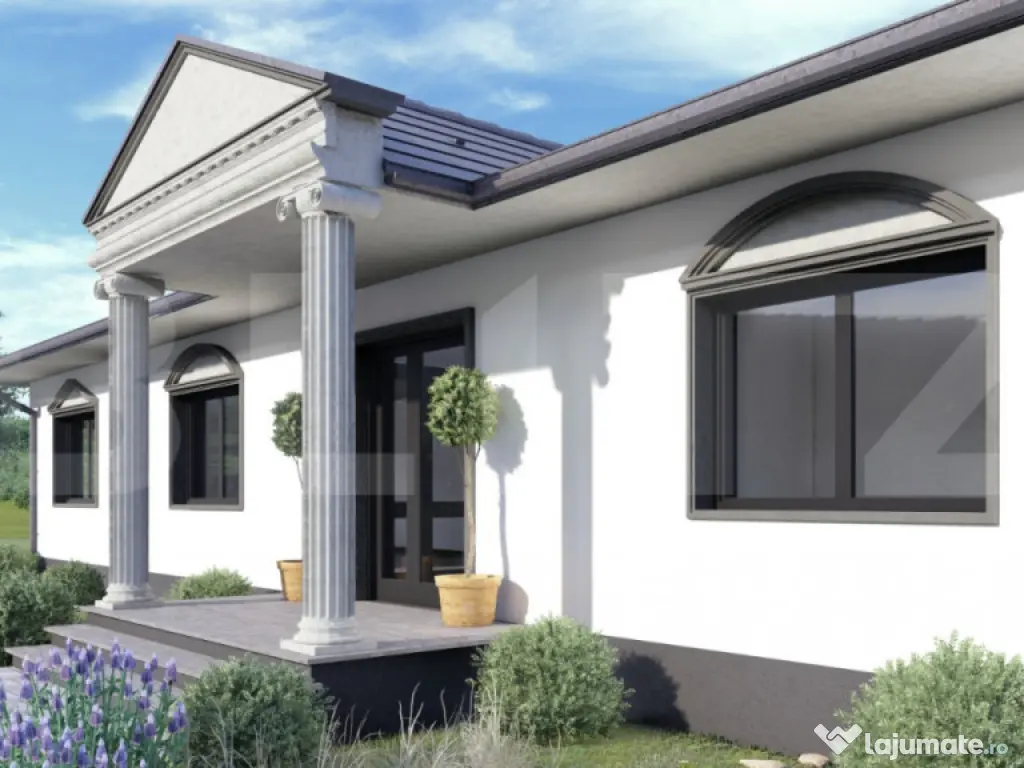 Casă în Zona Centru | 77 mp utili | Teren 854 mp | Garaj |