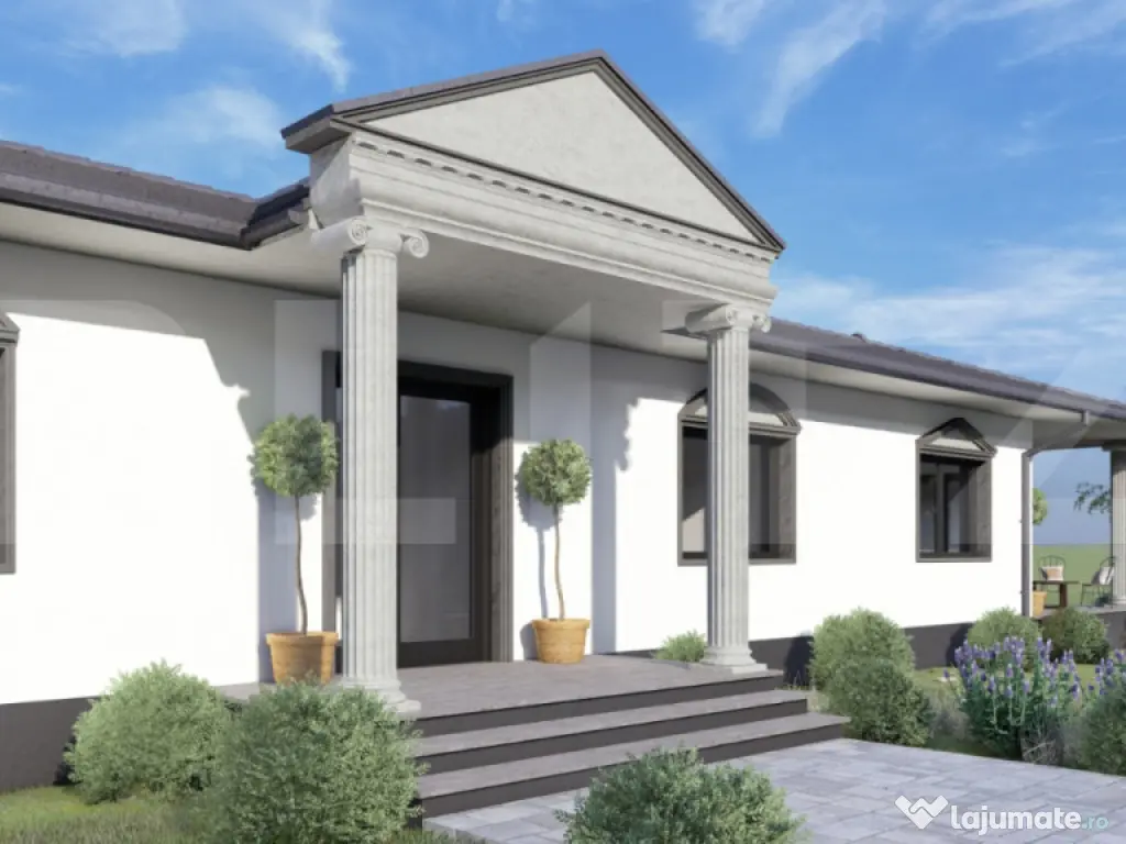 Casă în Zona Centru | 77 mp utili | Teren 854 mp | Garaj |