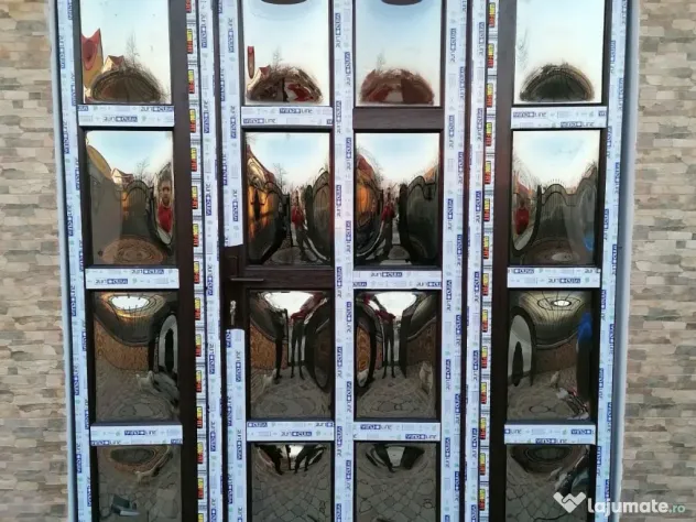 Ferestre și uși din PVC/aluminiu premium de calitate superioară.