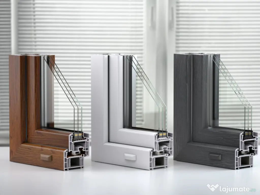 Ferestre și uși din PVC/aluminiu premium de calitate superioară.