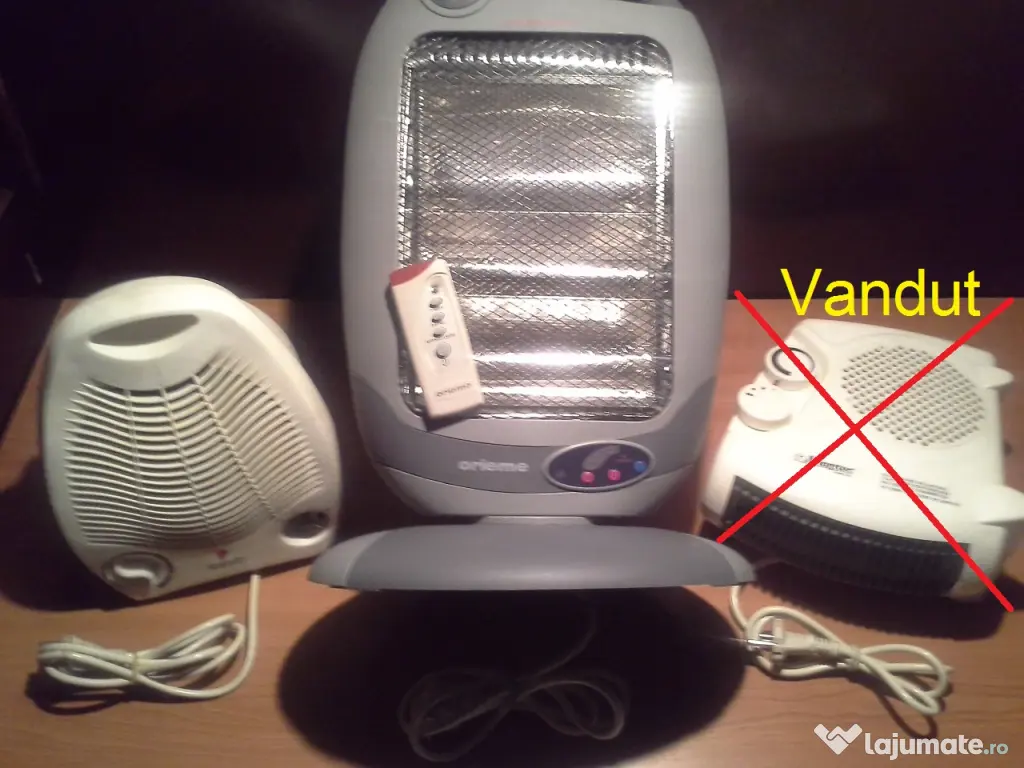Aeroterme si Radiator Halogen cu Telecomanda